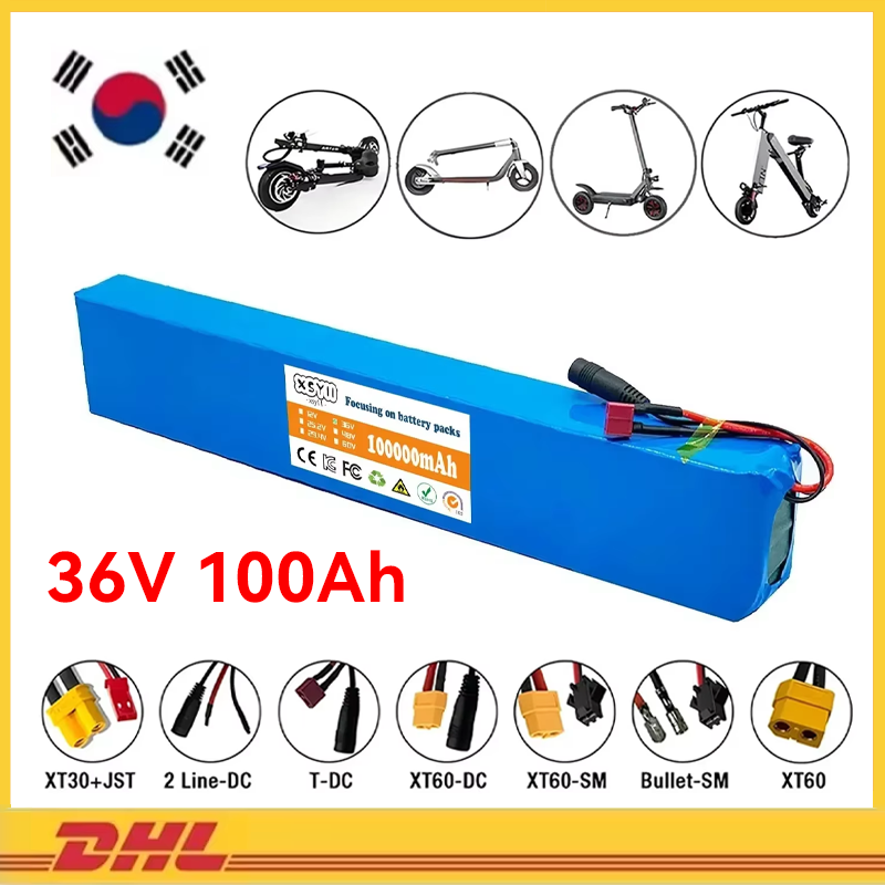 Electric Scooter 500W - 10S4P 36V 100Ah Lithium Battery Pack