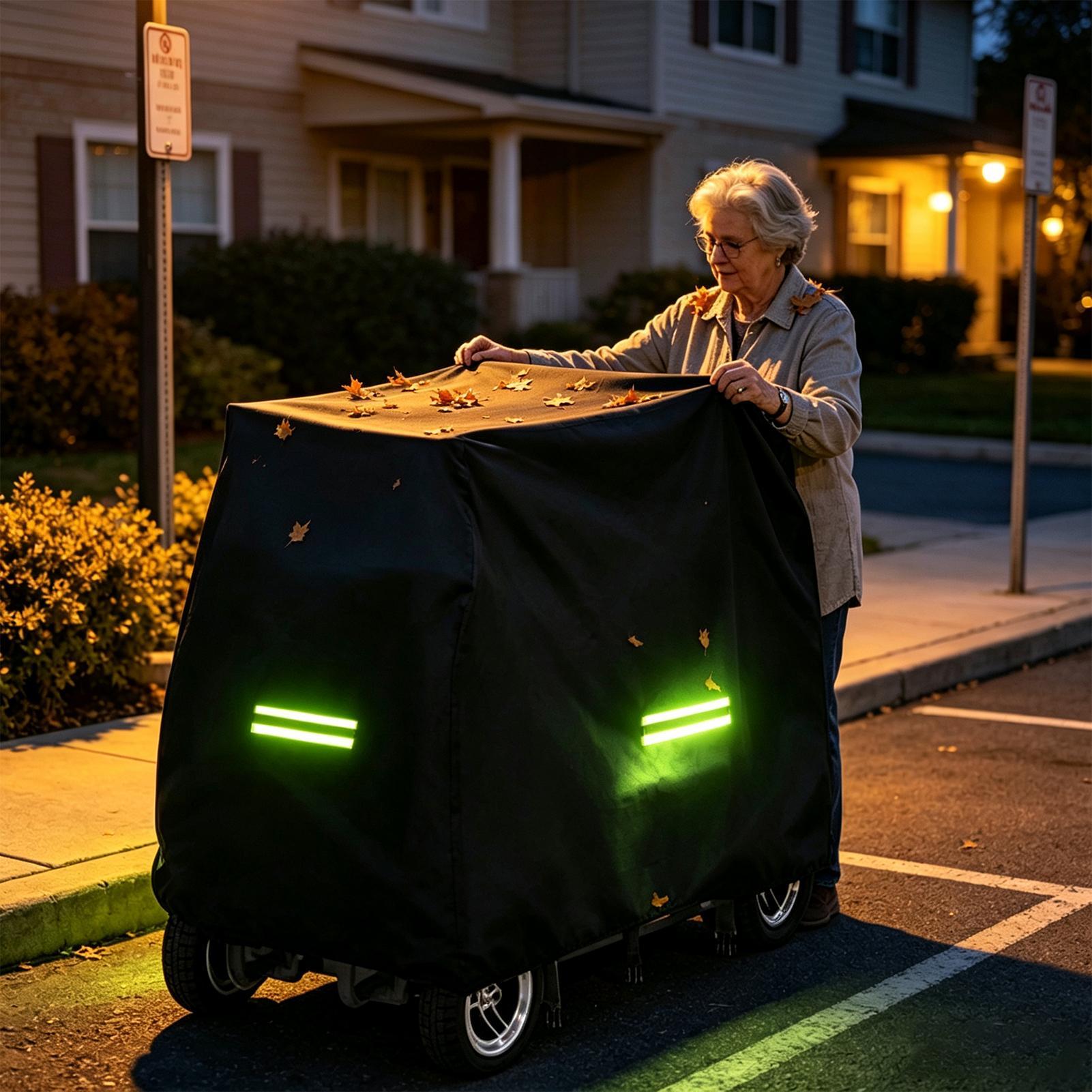 Mobility Scooter Cover Waterpr - Electric Scooter Rain Cover ulasan dan harga