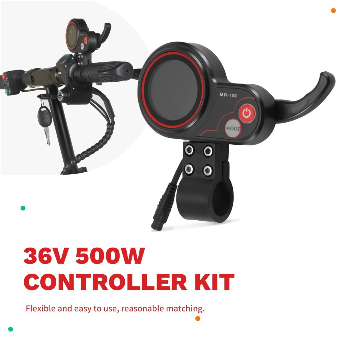 A99X 36V 500W Controller+MR-10 - Electric Scooter 500W ulasan dan harga