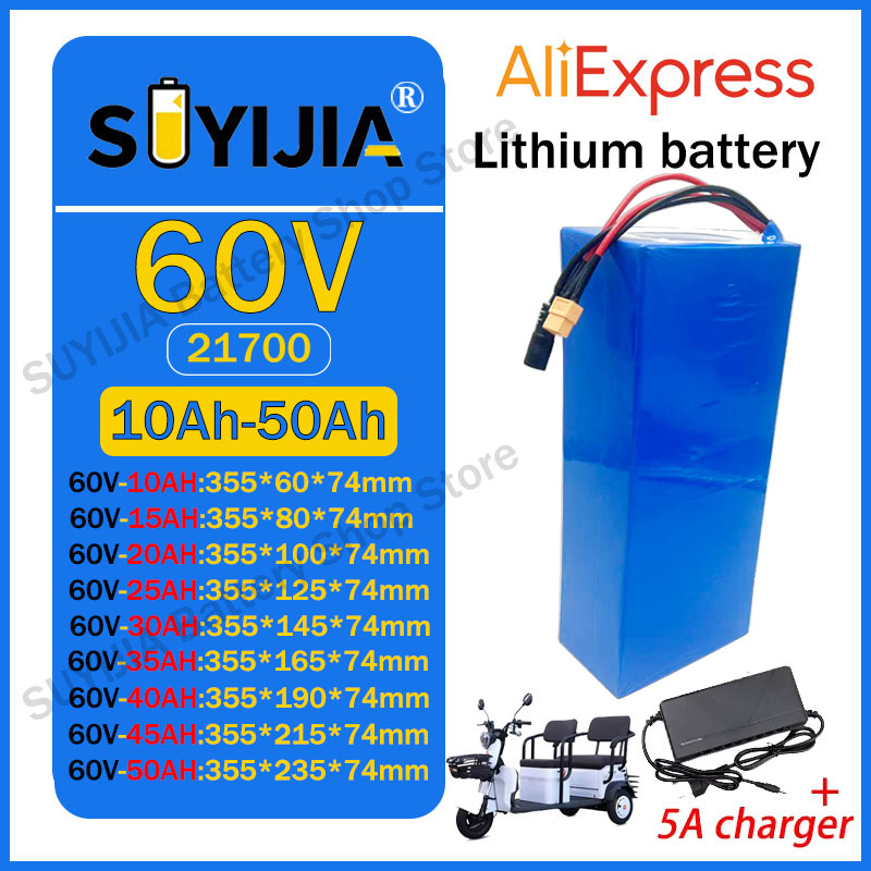 21700 60V 50Ah 45Ah 20Ah 25Ah  - 60V 30Ah 21700 Battery Pack ulasan dan harga