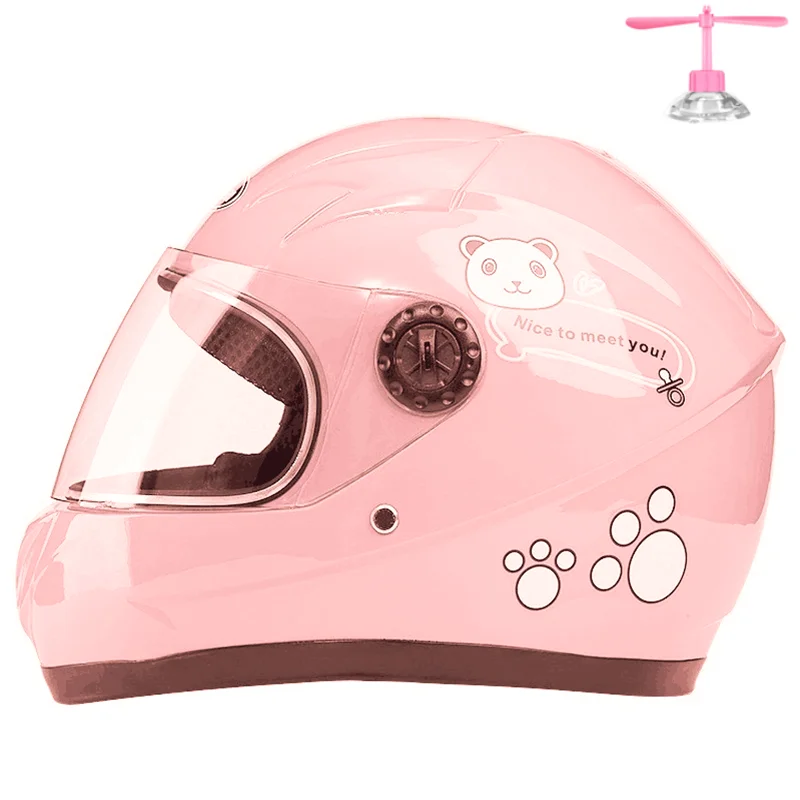 Children's Motorcycle Helmet 3 - Scooter Helmet Set ulasan dan harga