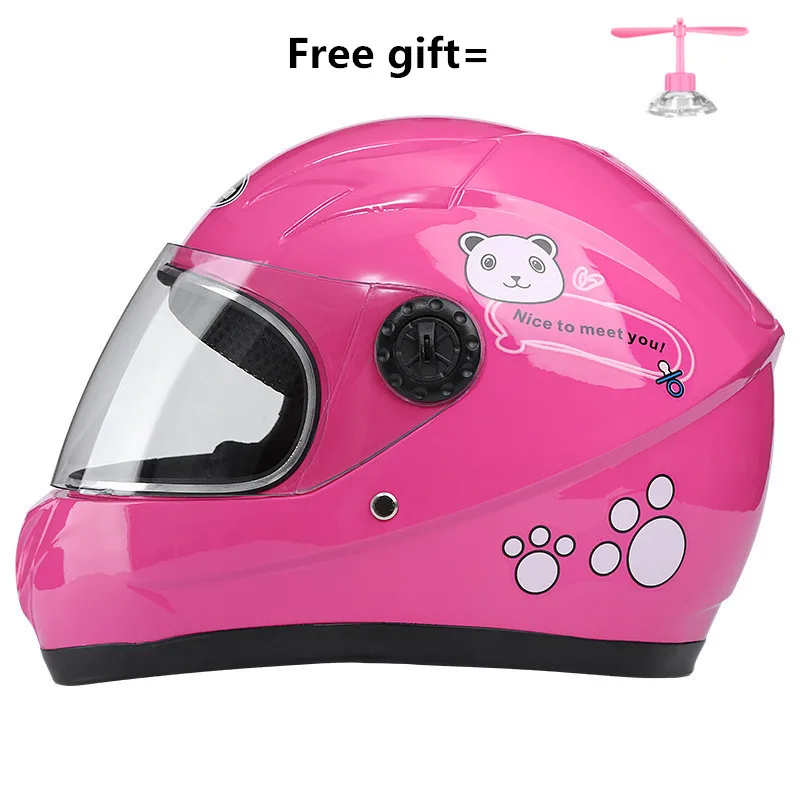 Children's Motorcycle Helmet 3 - Scooter Helmet Set ulasan dan harga