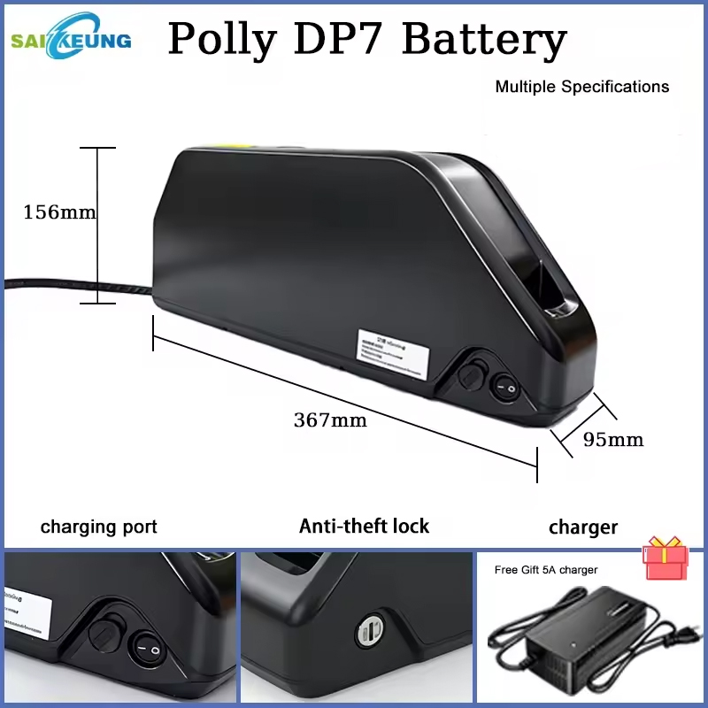 Hailong Polly DP7 E-Bike Downt - 60V 30Ah 21700 Battery Pack ulasan dan harga