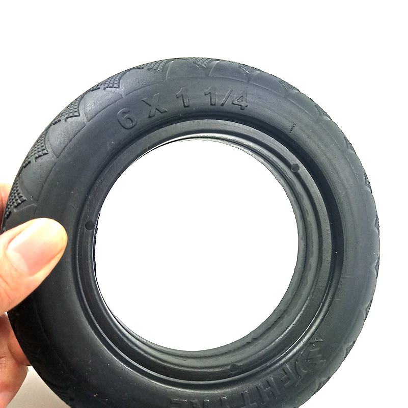 Hot selling 6X1 1/4 solid tire - Folding Electric Scooter ulasan dan harga
