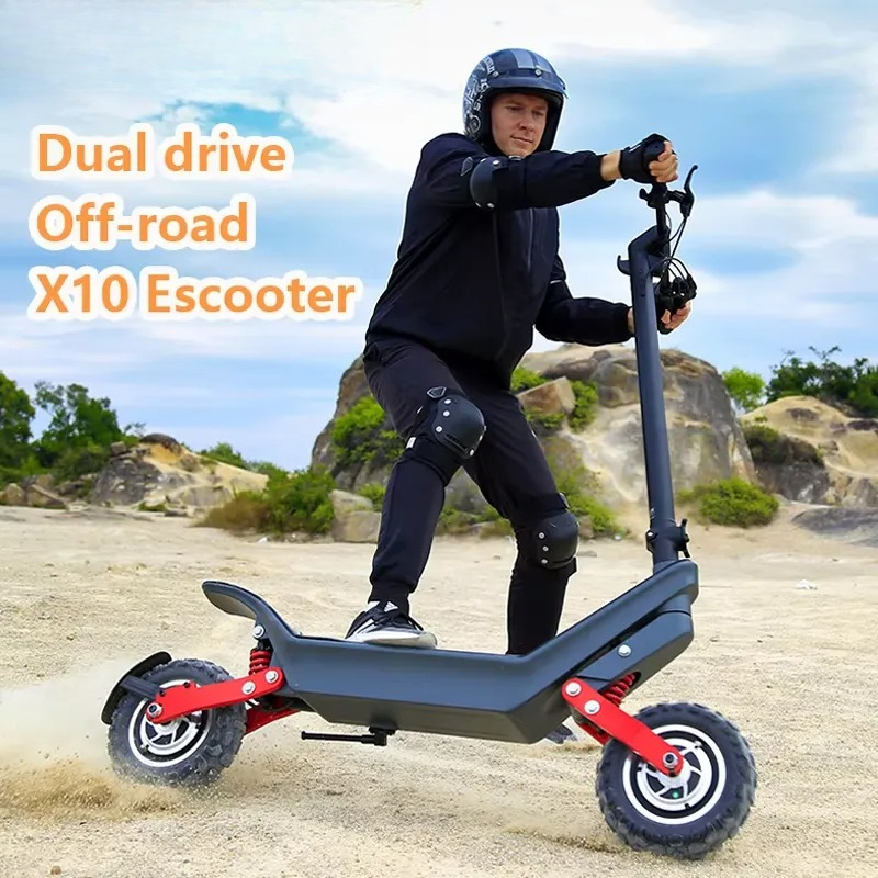 Powerful 2000W Dual Motor X10  - Electric Scooter Adults ulasan dan harga