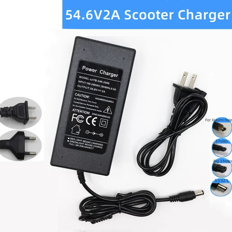54.6V 2A Lithium Battery Charg - Electric Scooter Charger ulasan dan harga