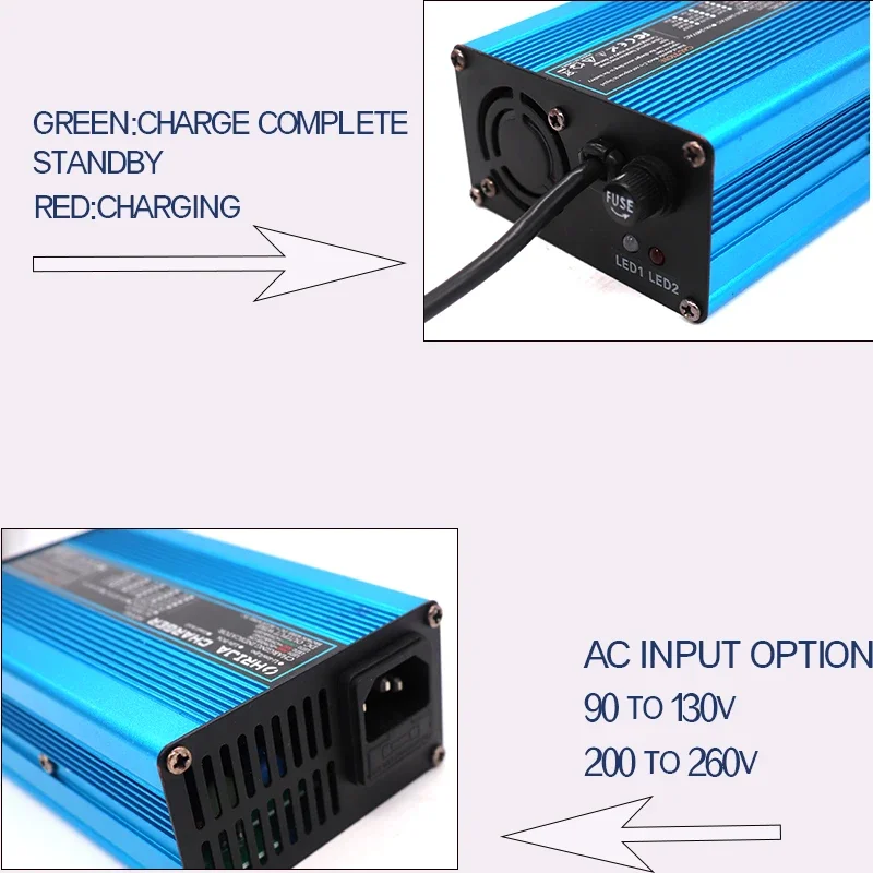 42V 4A Charger Smart Aluminum  - Electric Scooter Charger ulasan dan harga