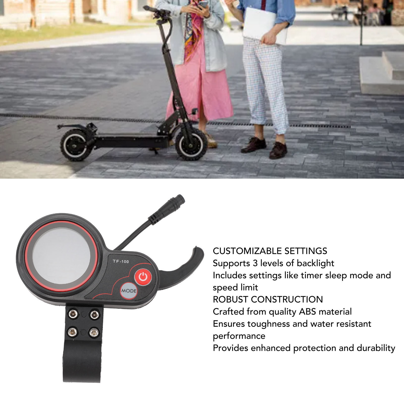 48V TF 100 Electric Scooter LC - Scooter Electric ulasan dan harga